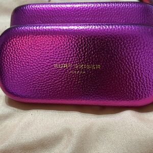 Kurt Geiger metallic glasses case   Cute metallic bright color